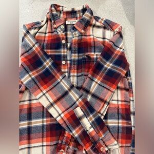 Abercrombie kids size 9/10 fall flannel